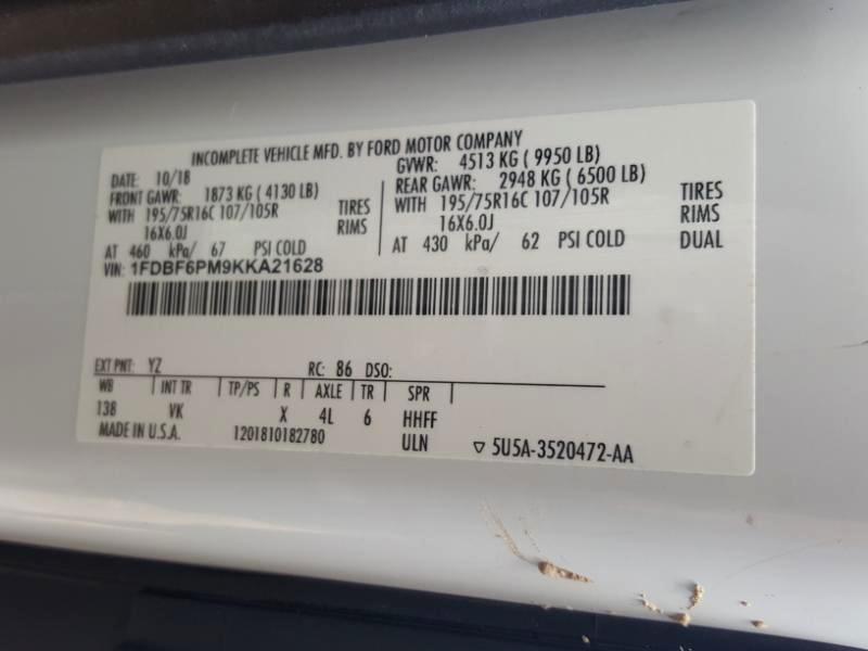 Ford Transit T-350 HD DRW 2019