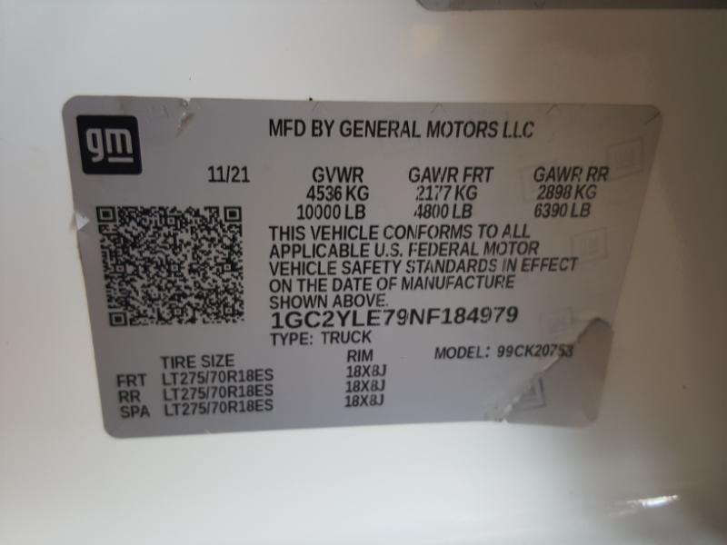 Chevrolet Silverado 2500HD Work Truck Double Cab Short Box 4WD 2022