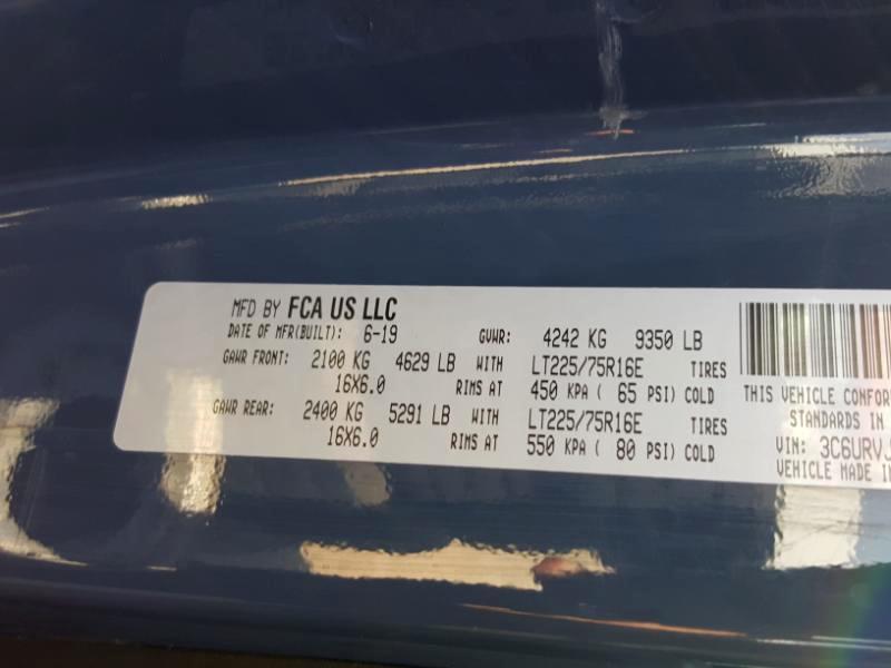 RAM Promaster 3500 High Roof w/Extended Length 2019