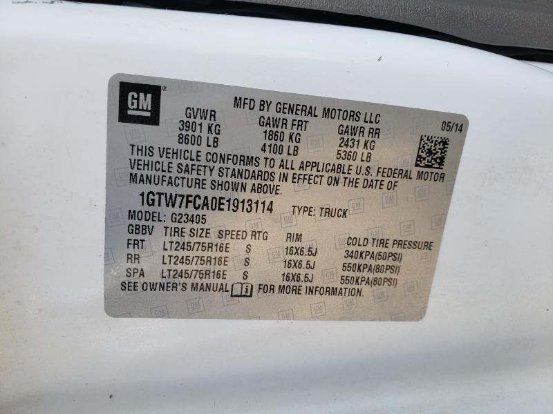 GMC Savana G2500 Cargo 2014