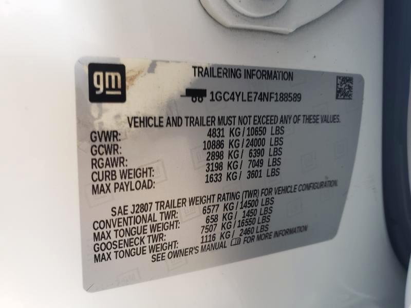 Chevrolet Silverado 2500HD Work Truck Crew Cab Long Box 4WD 2022