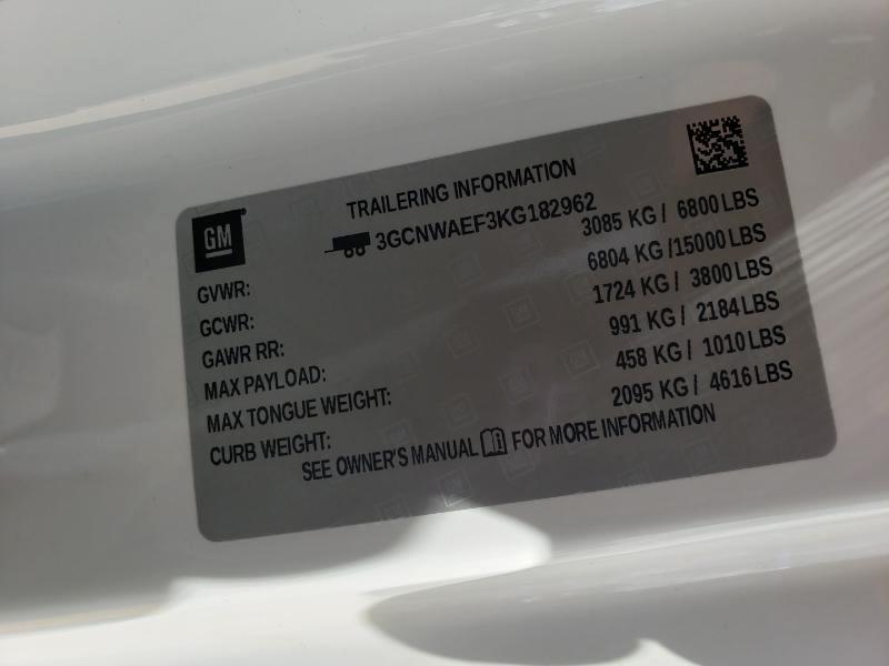 Chevrolet Silverado 1500 Work Truck Long Box 2WD 2019