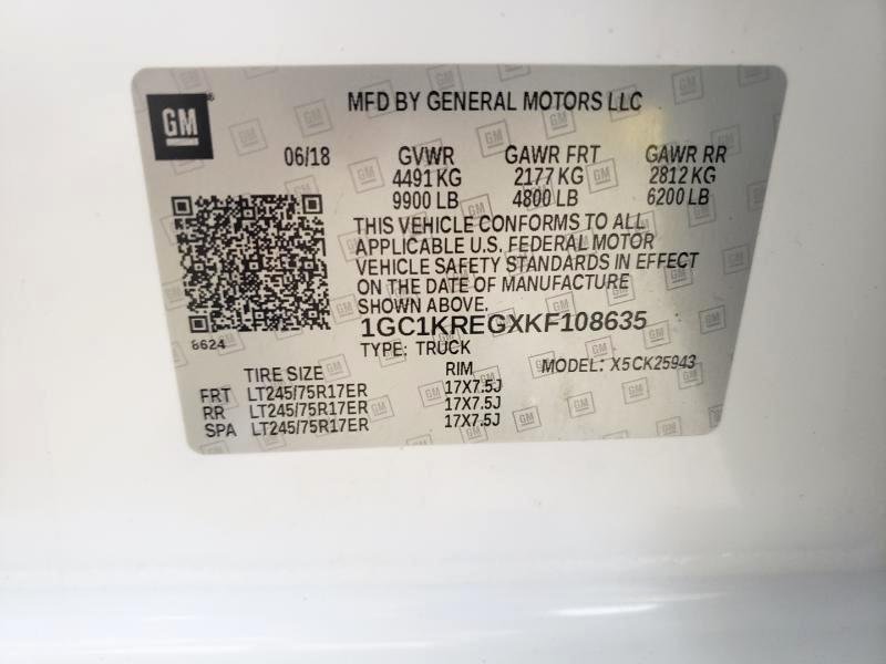 Chevrolet Silverado 2500HD Work Truck Crew Cab Long Box 4WD 2019