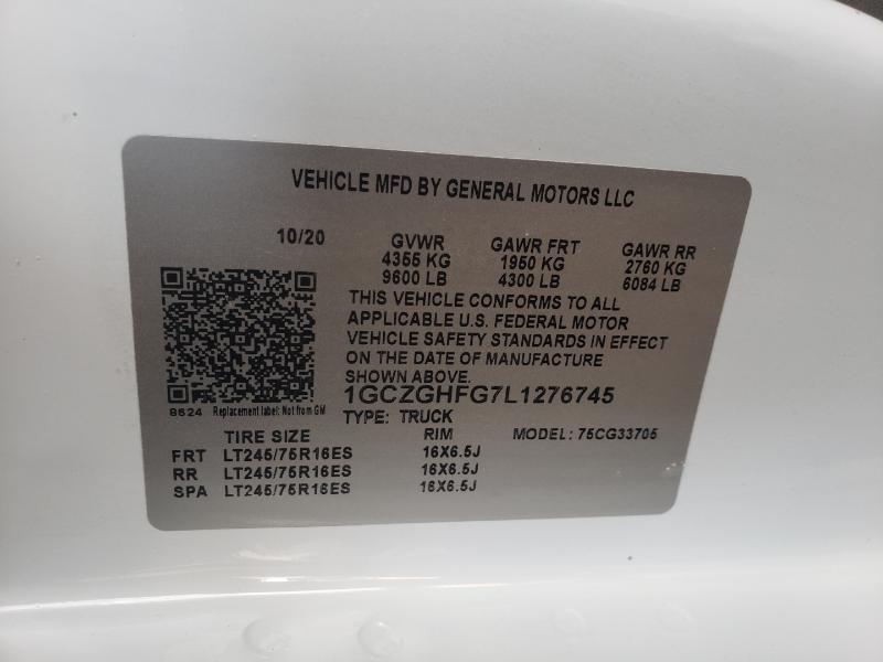 Chevrolet Express 3500 Cargo Extended 2020