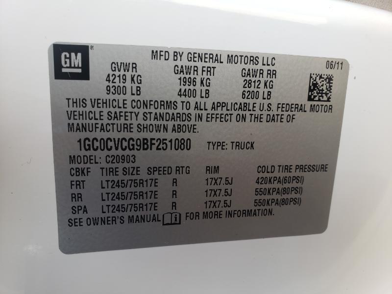 Chevrolet Silverado 2500HD Work Truck Long Box 2WD 2011