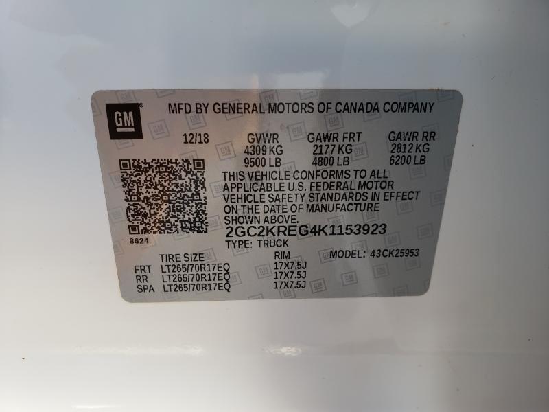 Chevrolet Silverado 2500HD Work Truck Double Cab Long Box 4WD 2019