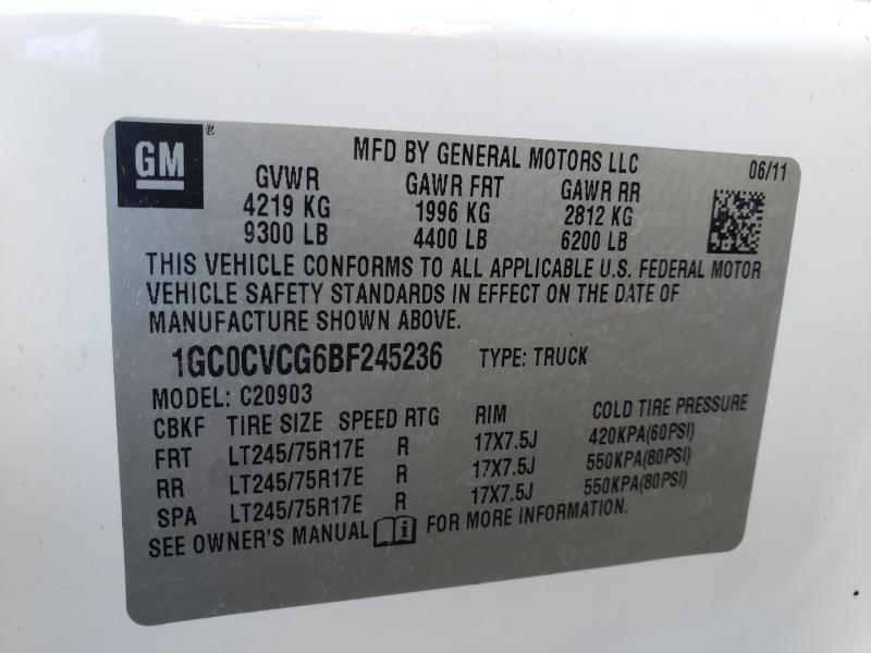 Chevrolet Silverado 2500HD Work Truck Long Box 2WD 2011