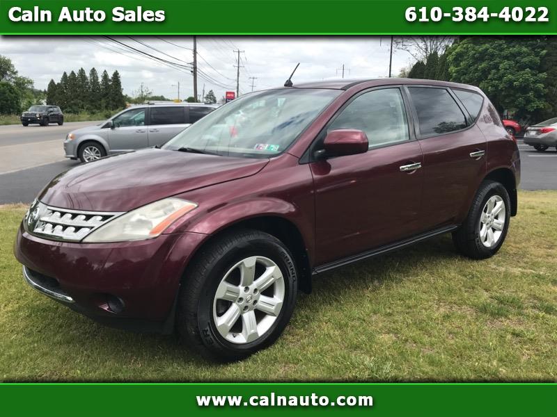 Used 2007 Nissan Murano S AWD for Sale in Coatesville PA 19320 Caln Auto Sales