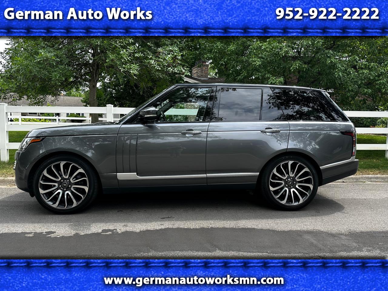 Land Rover Range Rover V8 Supercharged Autobiography SWB 2017