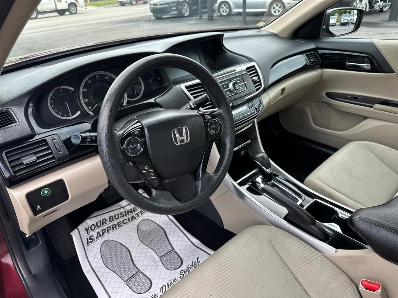 Honda Accord Sedan LX CVT 2017