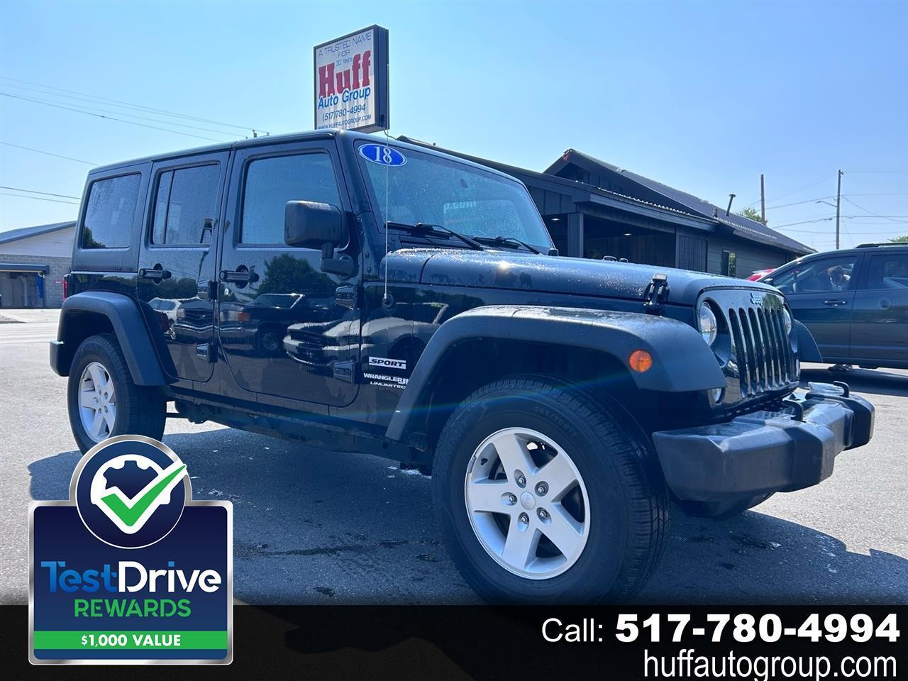 Jeep Wrangler JK Unlimited Sport S 4x4 2018