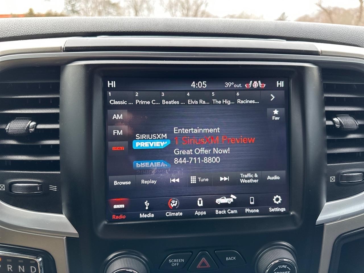 RAM 1500 Outdoorsman 4x4 Crew Cab 6'4" Box 2018