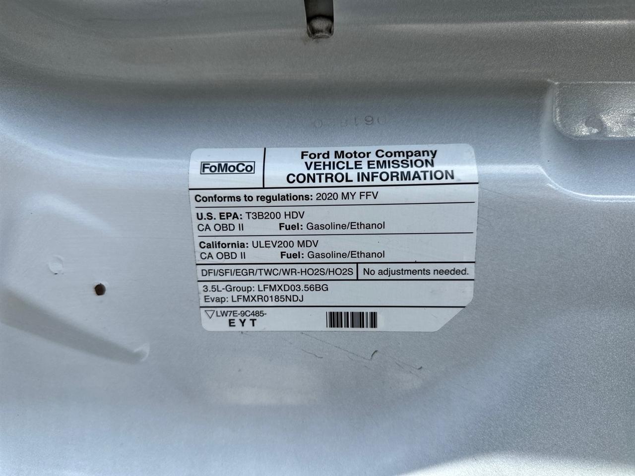 Ford Transit Cargo Van T-150 130" Low Rf 8670 GVWR RWD 2020