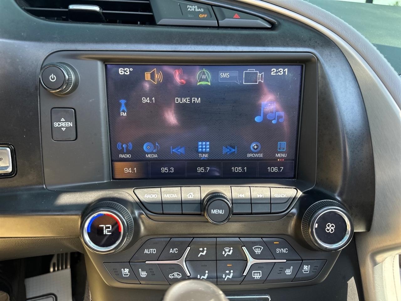 Chevrolet Corvette 2dr Stingray Cpe w/3LT 2017