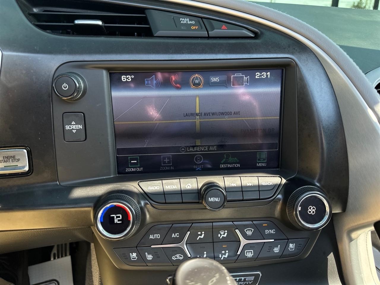 Chevrolet Corvette 2dr Stingray Cpe w/3LT 2017