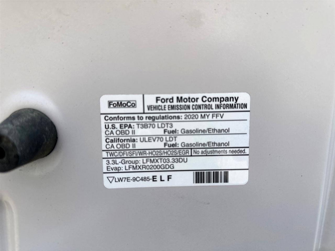 Ford F-150 XLT 4WD Reg Cab 8' Box 2020