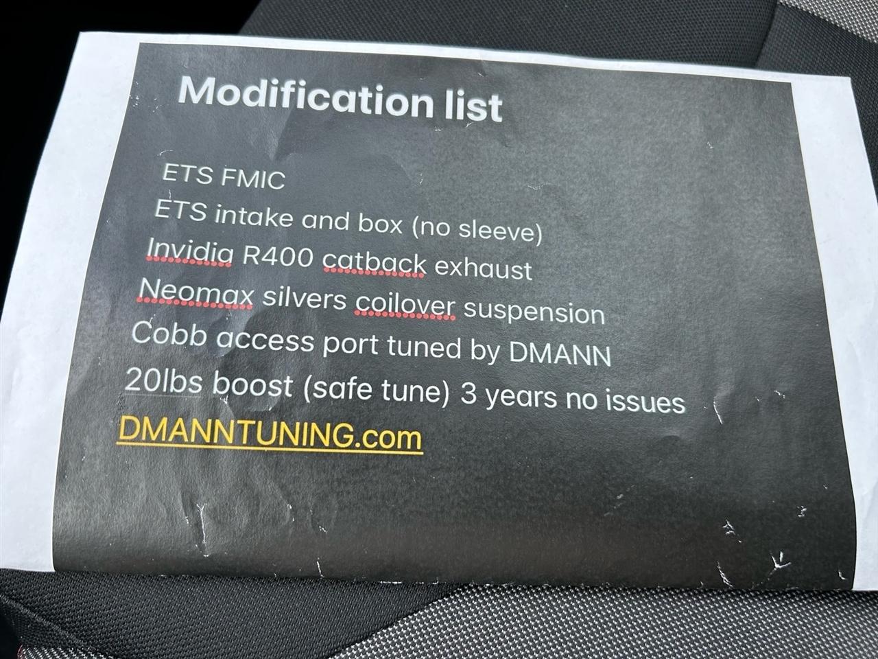 Subaru WRX Manual 2023