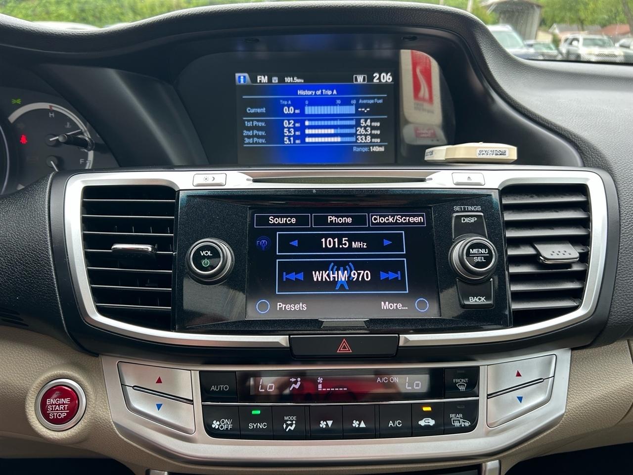 Honda Accord Sdn 4dr I4 CVT EX-L 2013