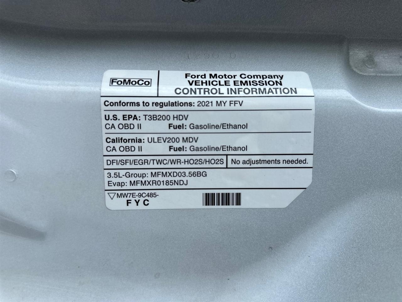 Ford Transit Cargo Van T-250 130" Low Rf 9070 GVWR RWD 2021