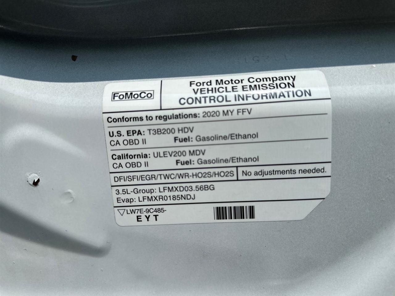 Ford Transit Cargo Van T-250 130" Low Rf 9070 GVWR AWD 2020