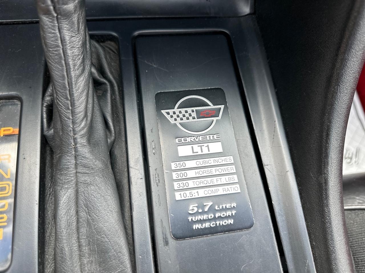 Chevrolet Corvette 2dr Coupe Hatchback 1992
