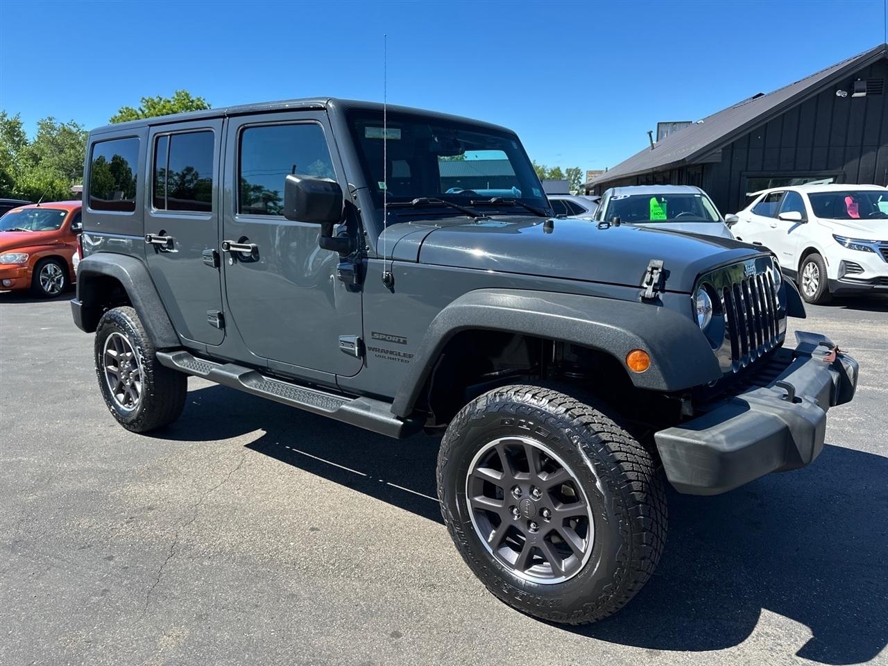 2016 Jeep Wrangler Unlimited 4WD 4dr Sport