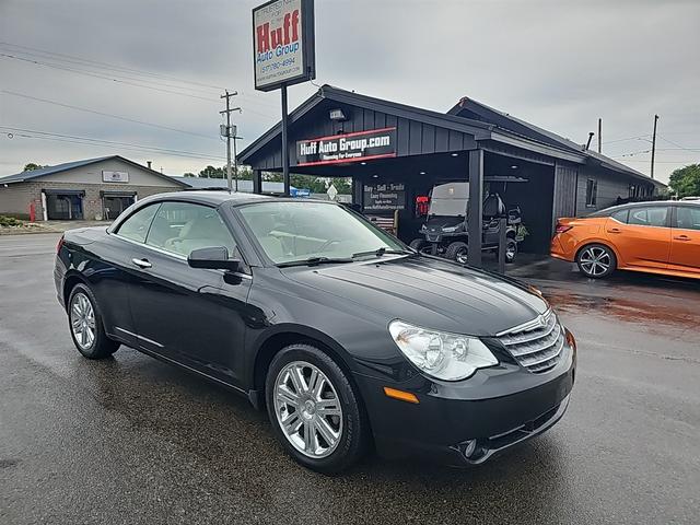 Brilliant Black Crystal Pearlcoat (pxr) 2008 Chrysler Sebring Convertible Front-Wheel Drive 6-Speed Automatic