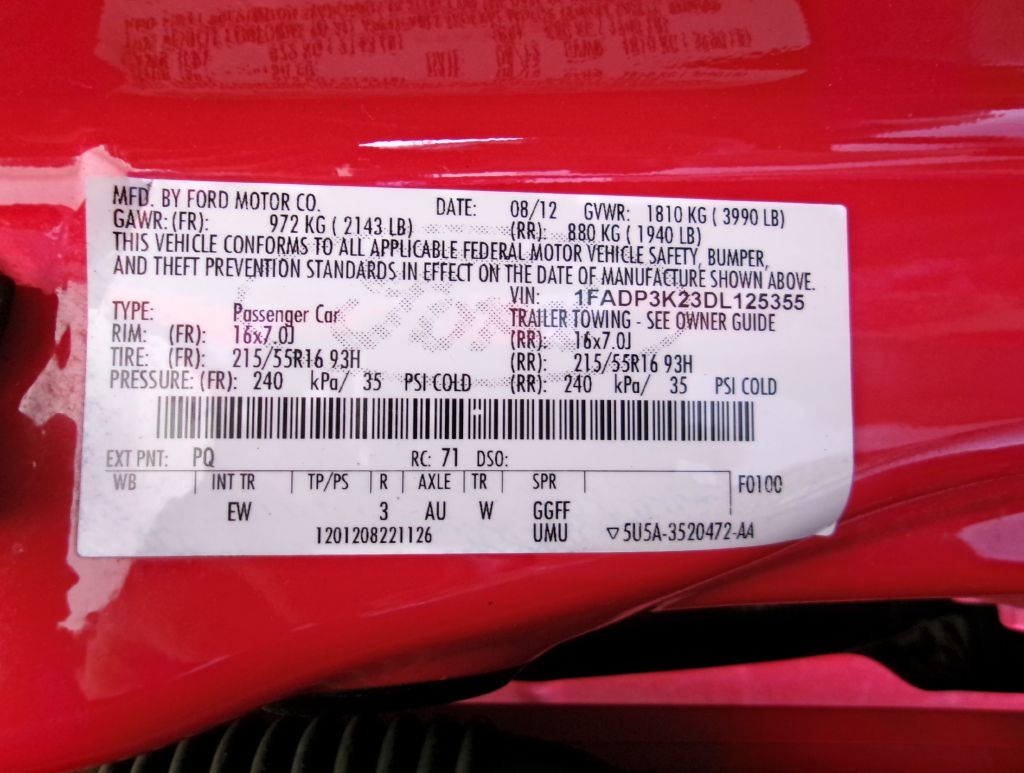 Ford Focus SE Hatch 2013