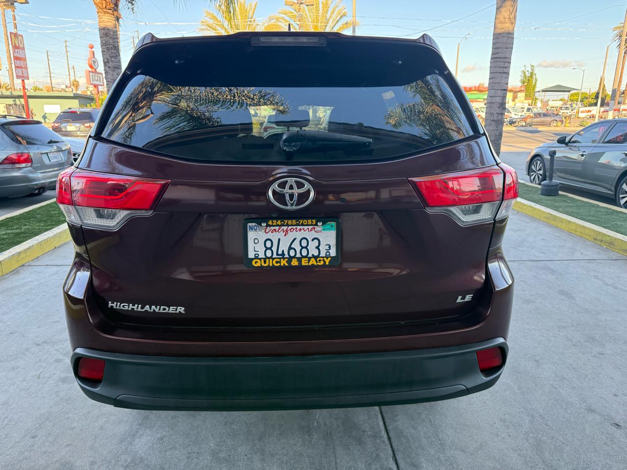 Toyota Highlander LE Plus FWD V6 2018