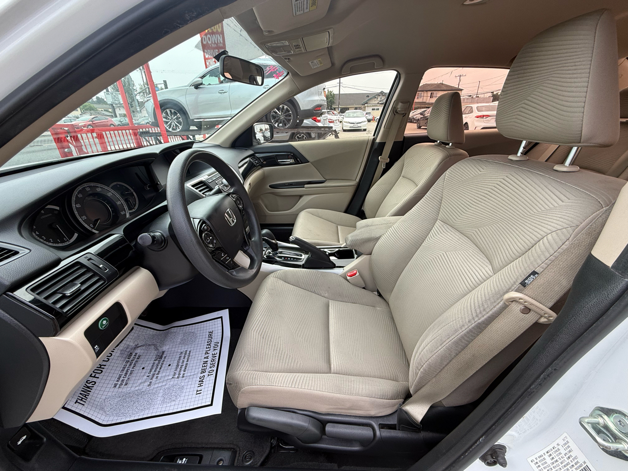 Honda Accord LX Sedan CVT 2017