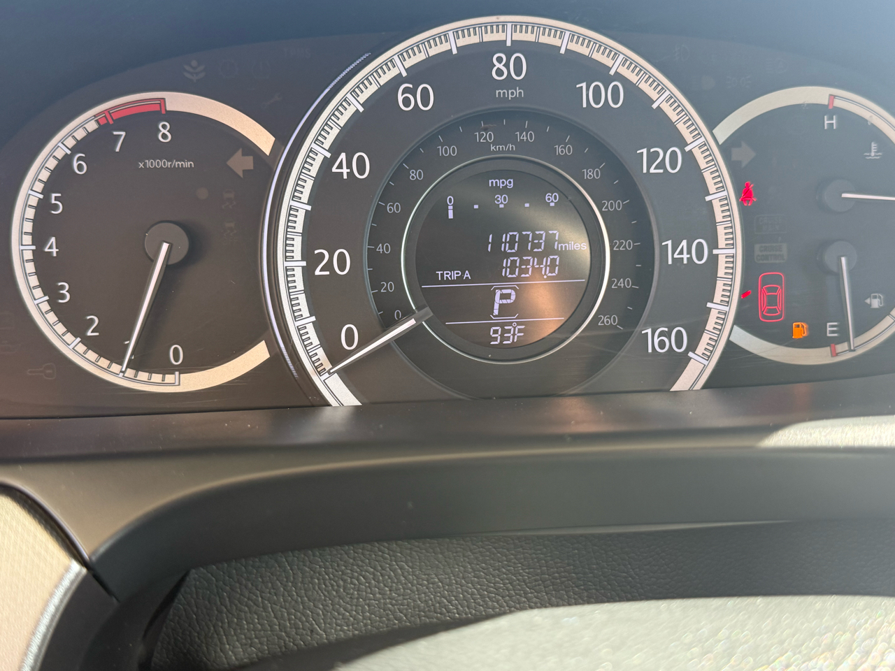 Honda Accord LX Sedan CVT 2015