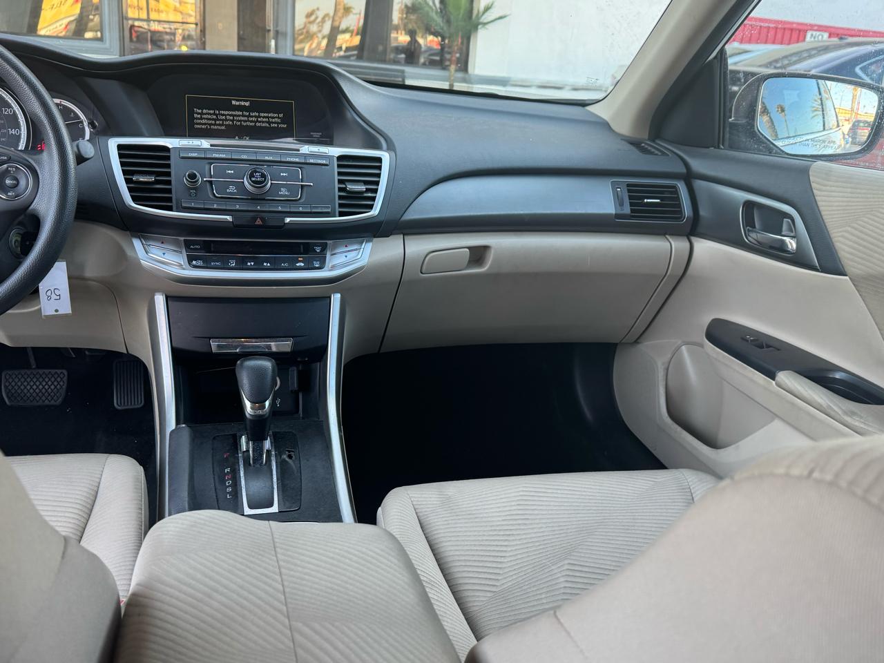 Honda Accord LX Sedan CVT 2015