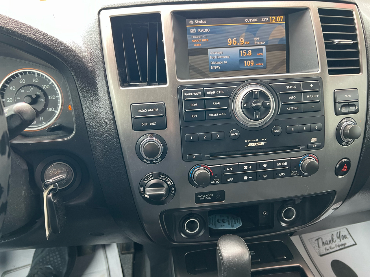 Nissan Armada 4WD 4dr SV 2012