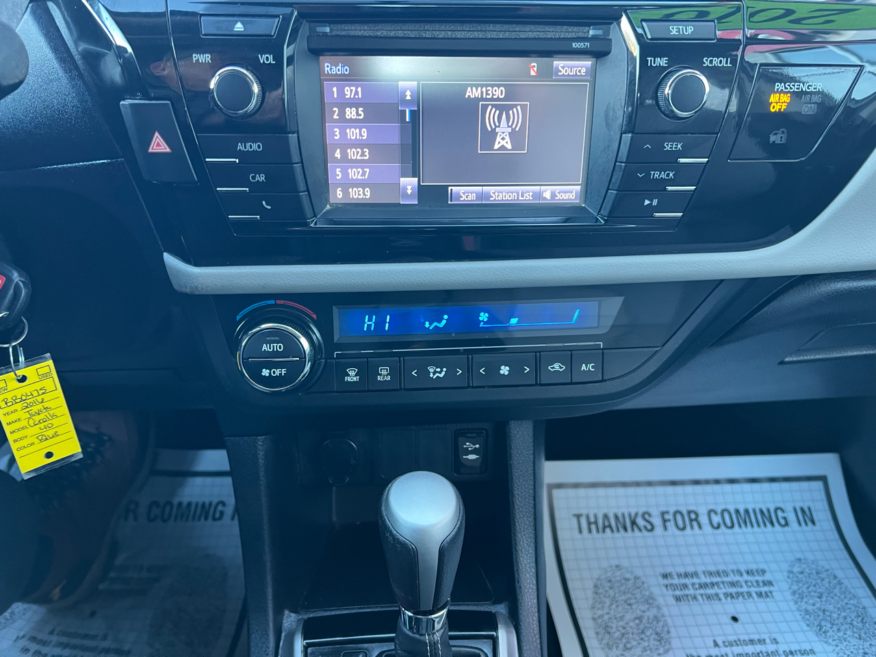 Toyota Corolla 4dr Sdn CVT S w/Special Edition Pkg (Natl) 2016