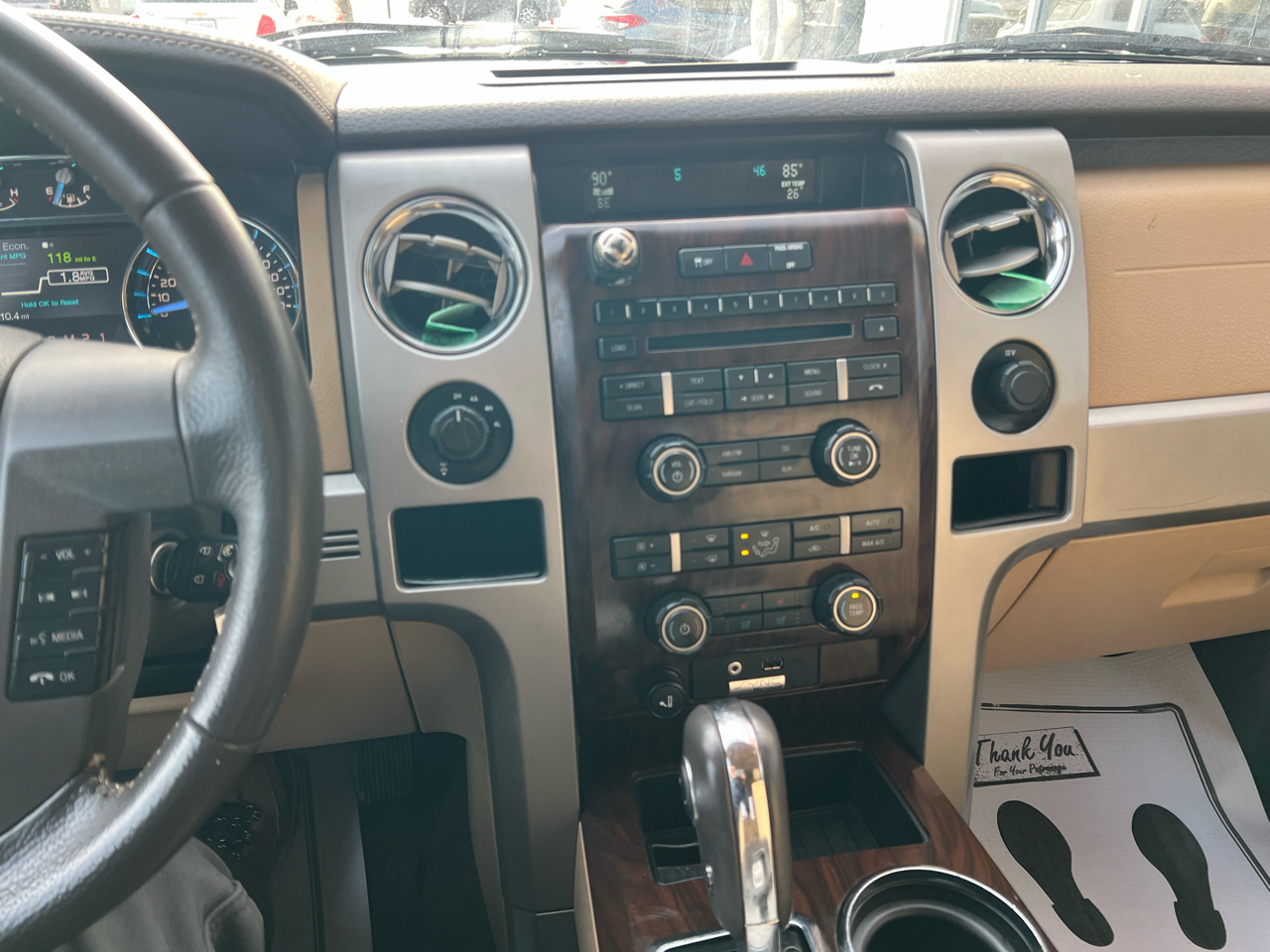 Ford F-150 4WD SuperCrew 145" Platinum 2012