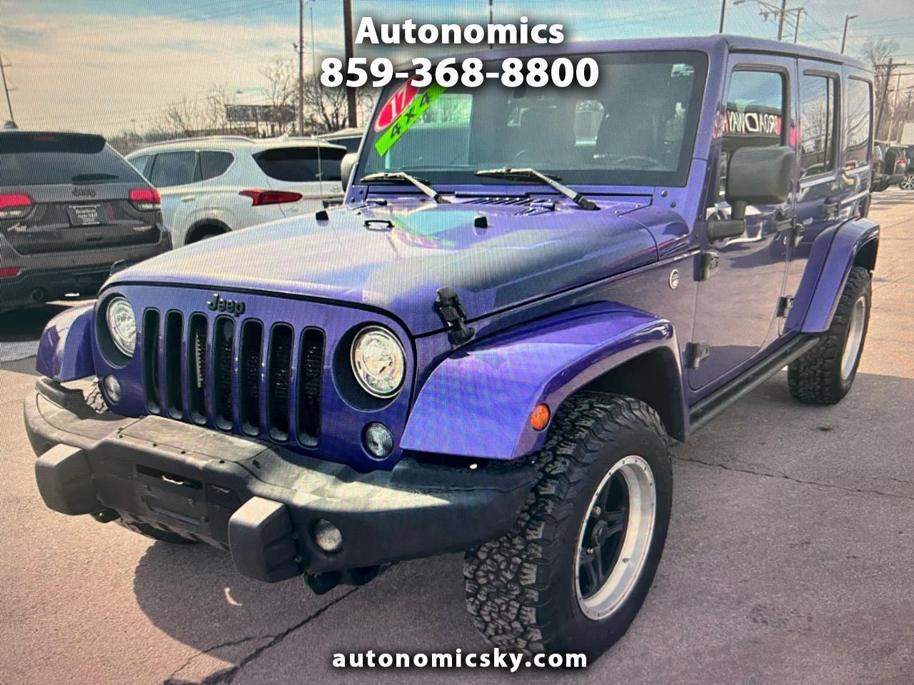 2017 Jeep Wrangler Unlimited 4WD 4dr Winter *Ltd Avail*