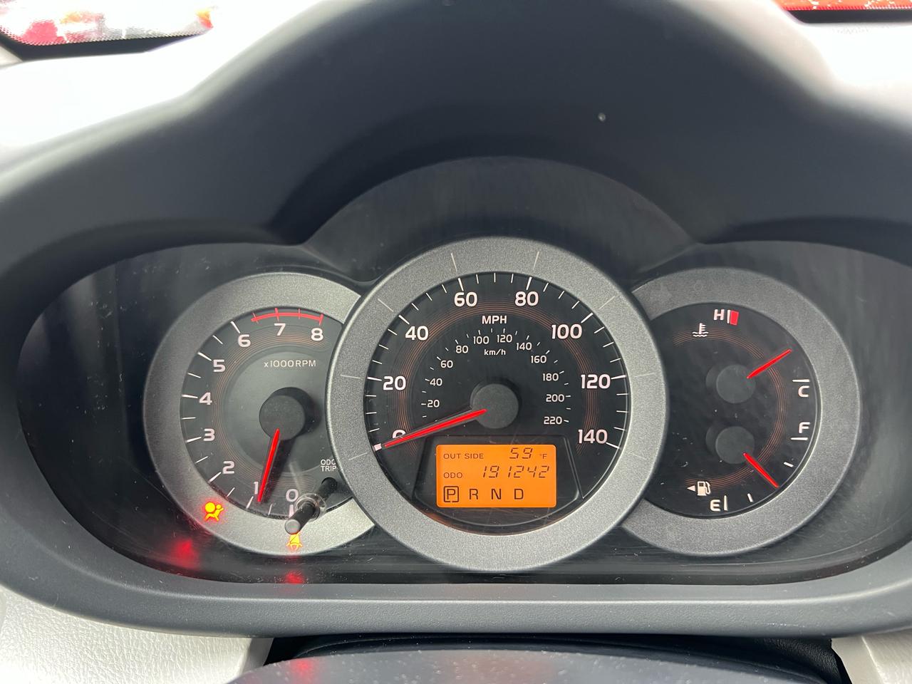 Toyota RAV4 4WD 4dr 4-cyl 4-Spd AT (Natl) 2008