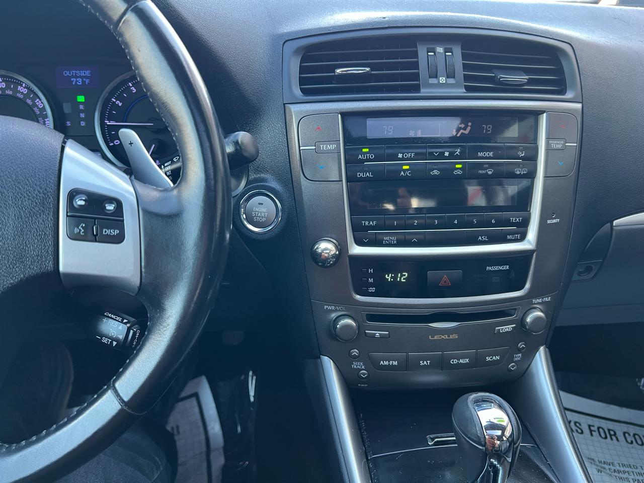 Lexus IS 250 4dr Sport Sdn Man RWD 2012