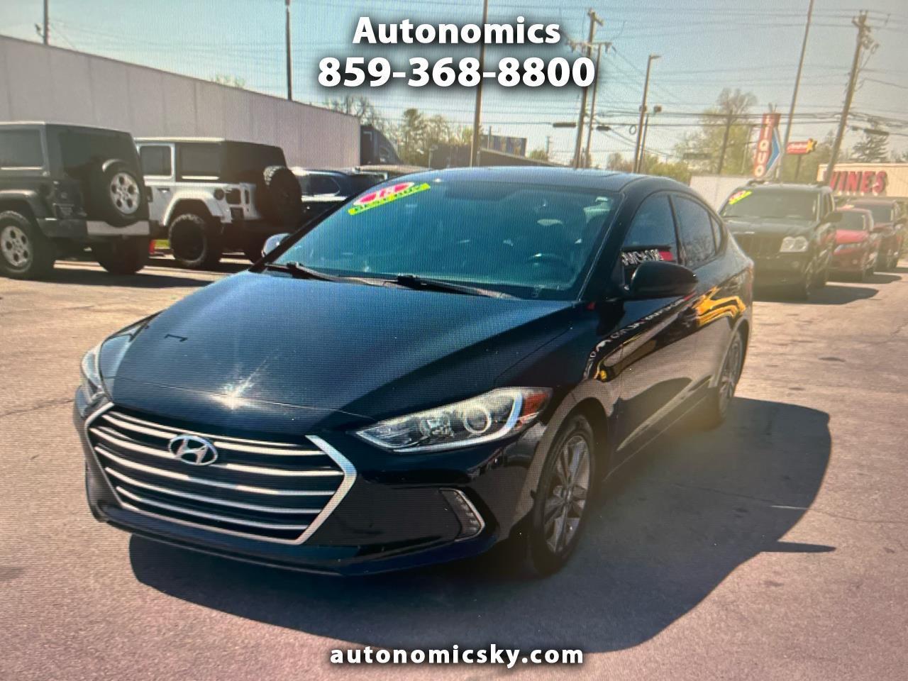 2018 Hyundai Elantra 4dr Sdn Auto Value Edition (Alabama Plant)