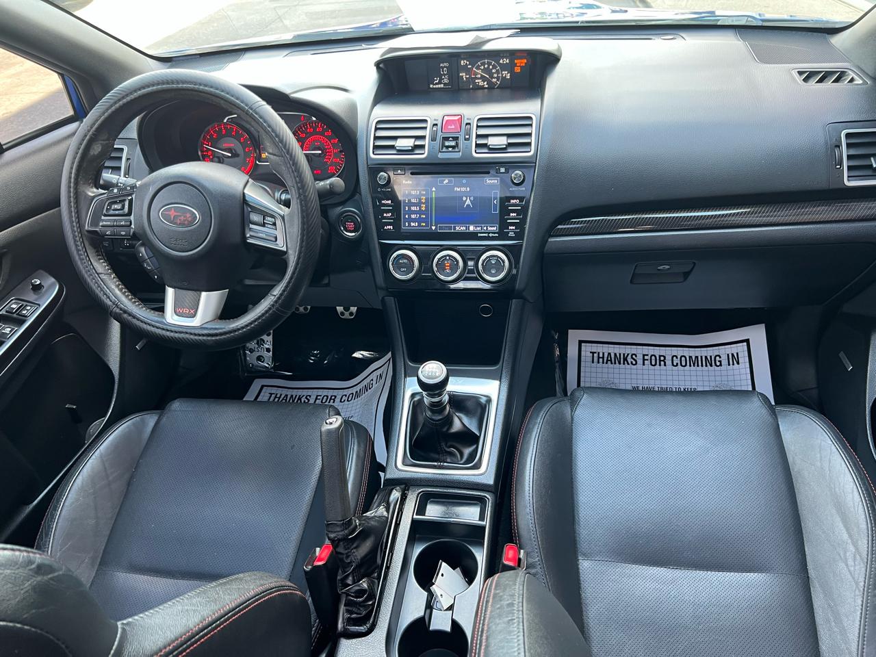 Subaru WRX Limited Manual 2017