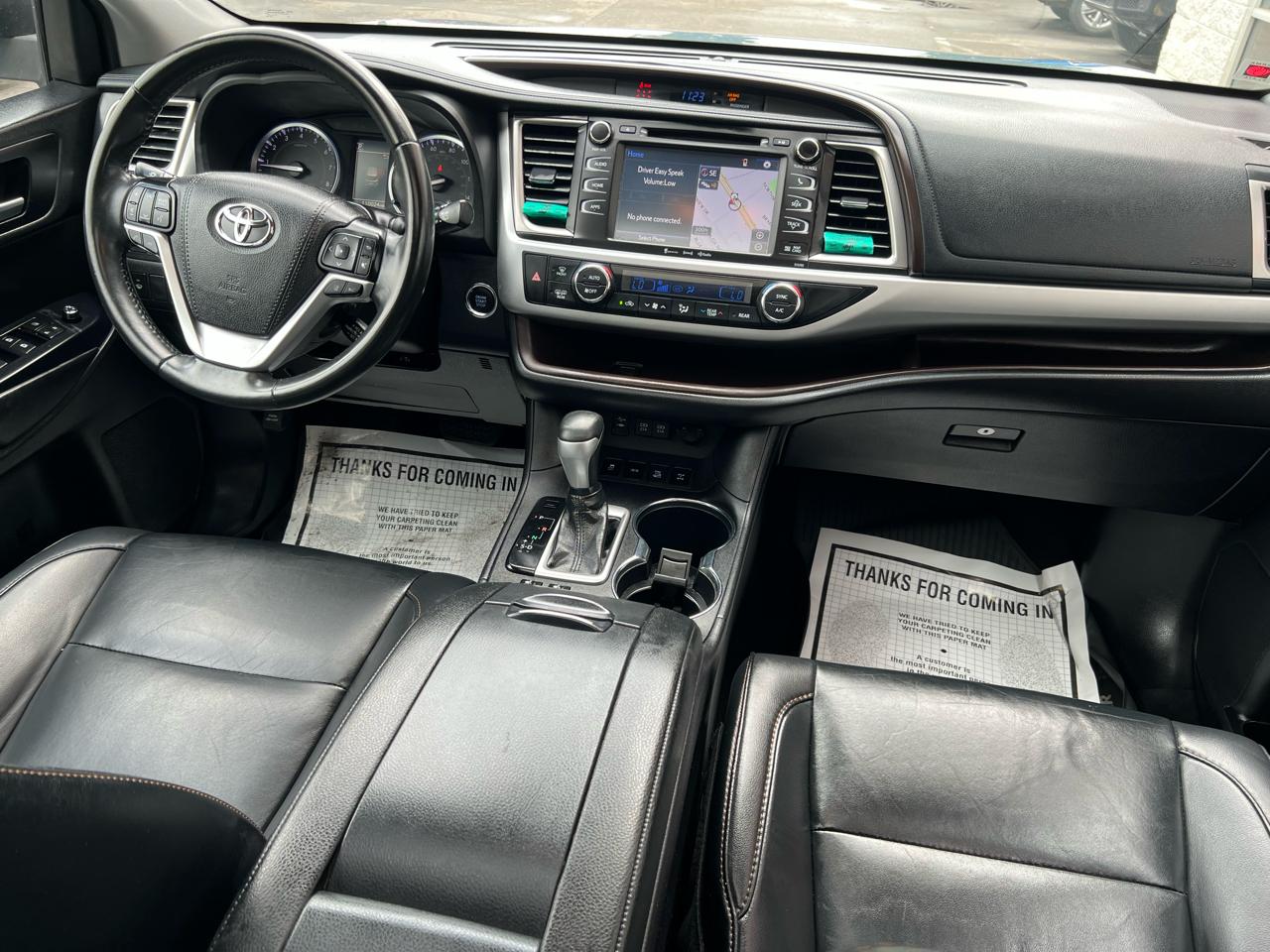 Toyota Highlander XLE V6 AWD (Natl) 2019