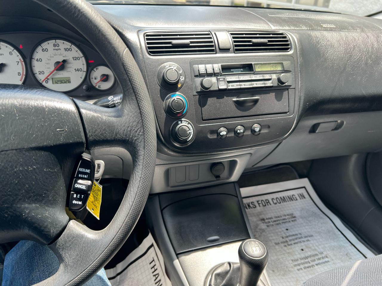 Honda Civic 4dr Sdn LX Manual 2002