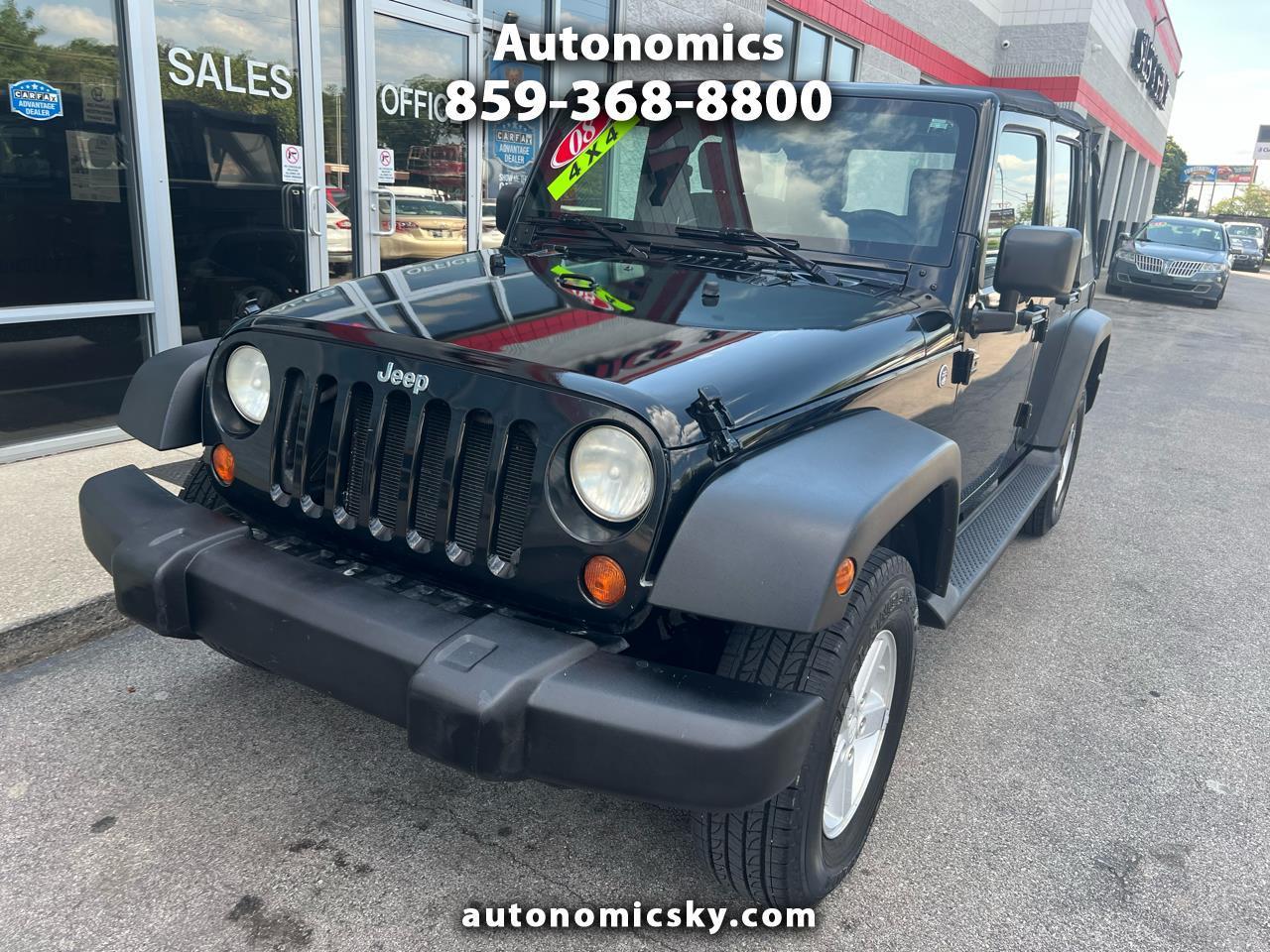 Jeep Wrangler 4WD 4dr Unlimited X 2008