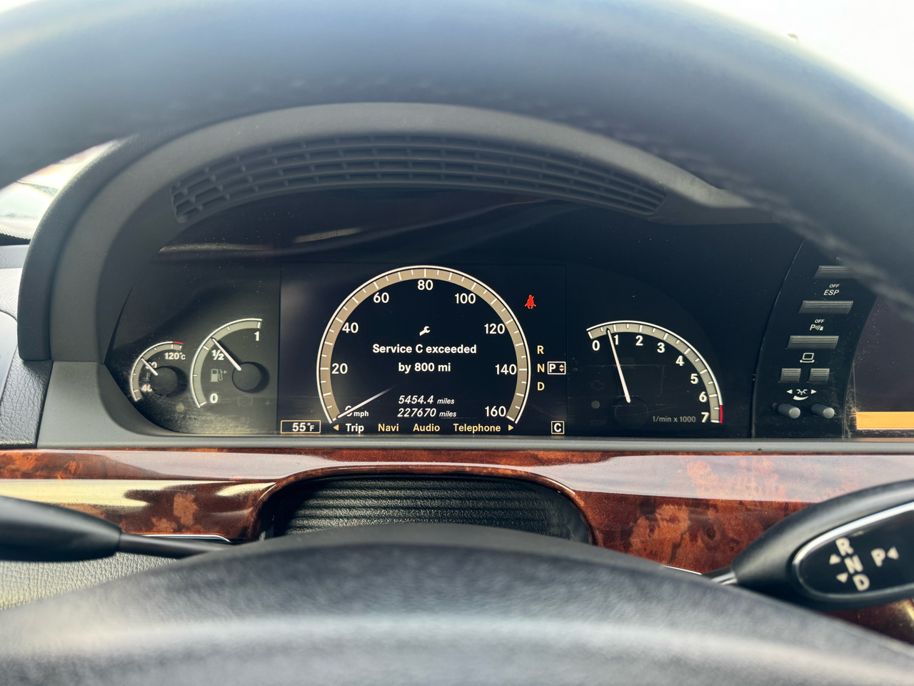 Mercedes-Benz S-Class 4dr Sdn 5.5L V8 4MATIC 2007