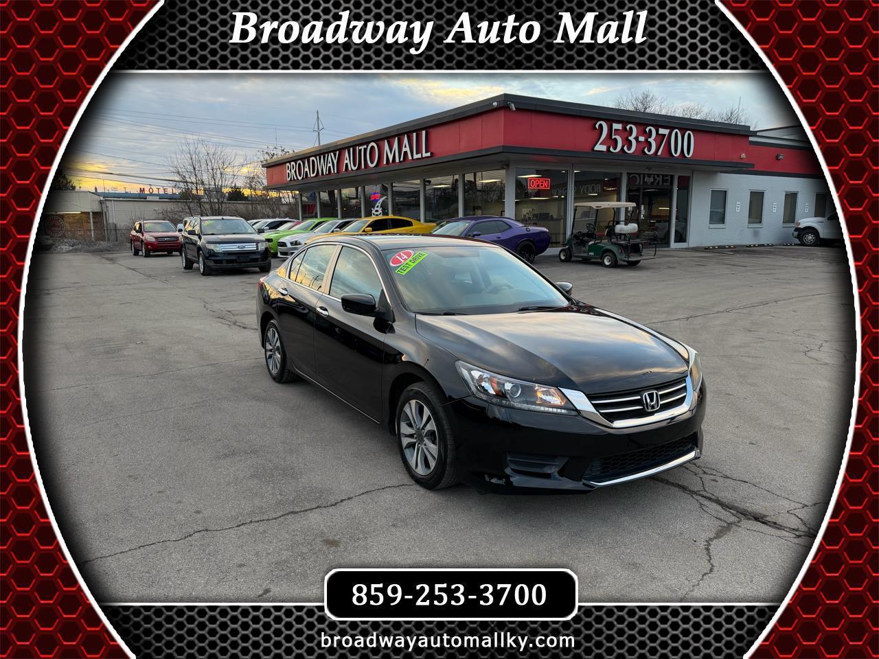 Honda Accord Sedan 4dr I4 CVT LX 2014