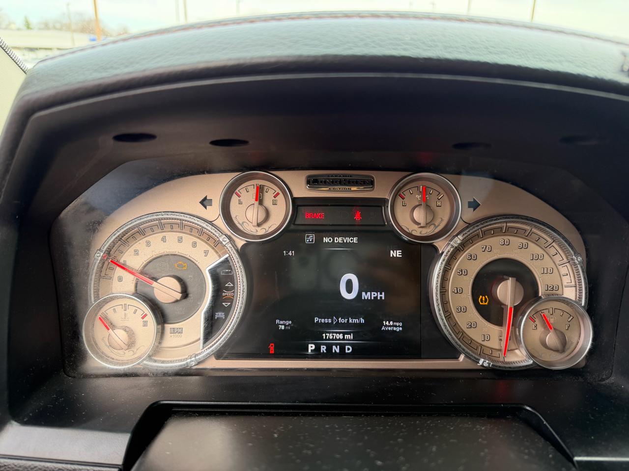 RAM 1500 4WD Crew Cab 140.5" Longhorn 2014