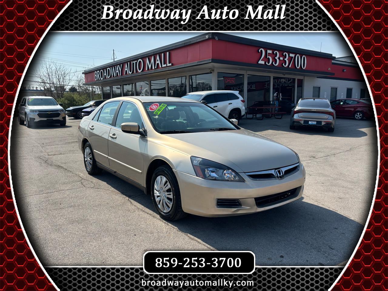 Honda Accord Sdn LX AT 2006