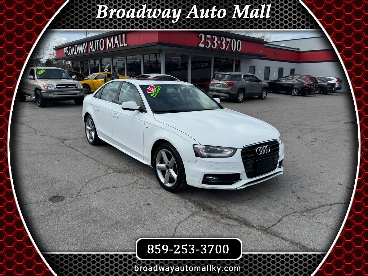 Audi A4 4dr Sdn Auto quattro 2.0T Premium Plus 2015