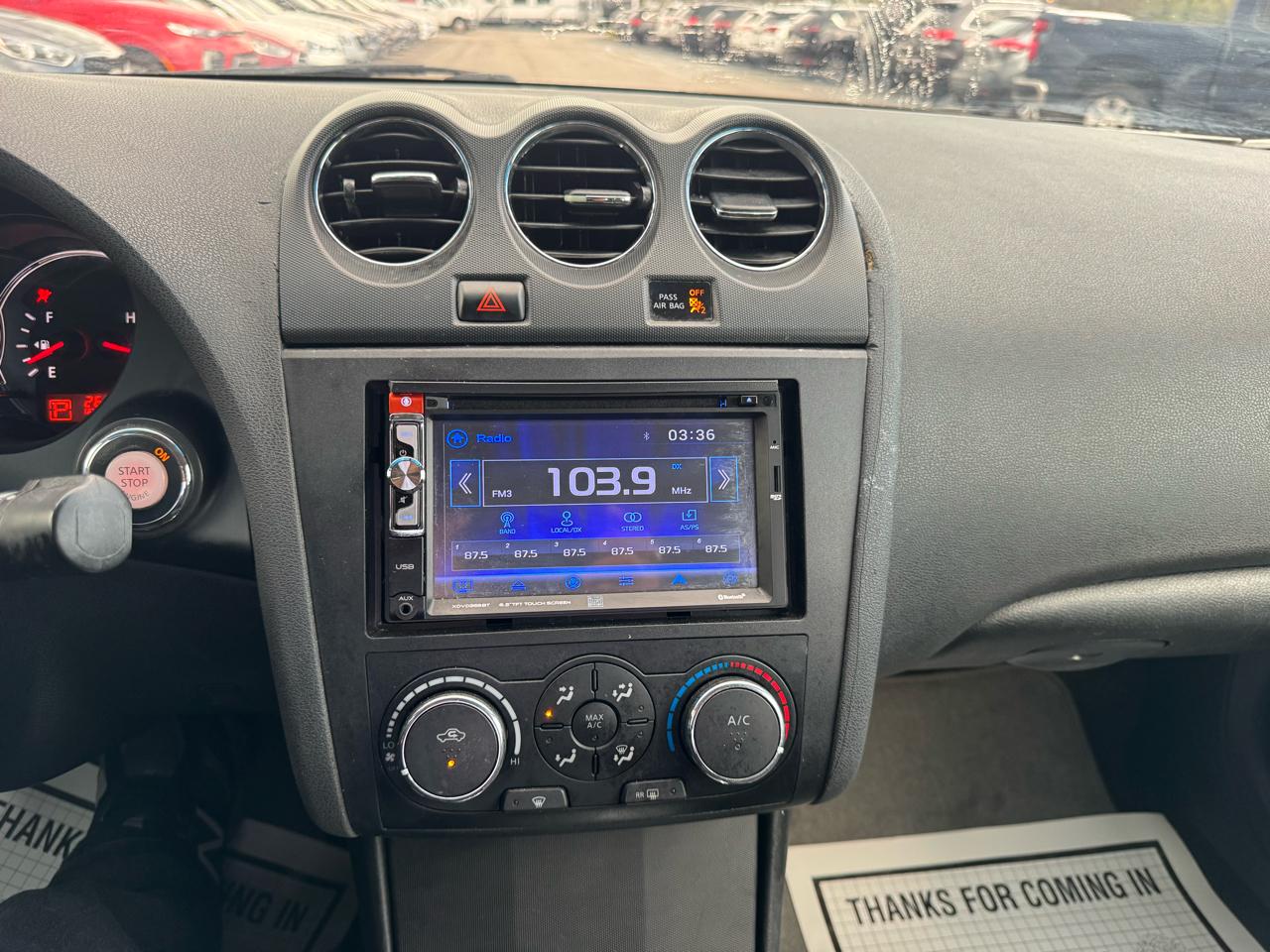 Nissan Altima 4dr Sdn I4 CVT 2.5 S 2012