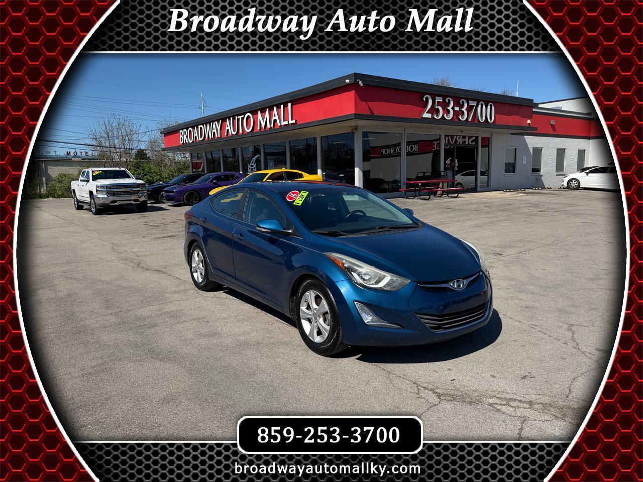 Hyundai Elantra 4dr Sdn Auto Value Edition (Ulsan Plant) 2016